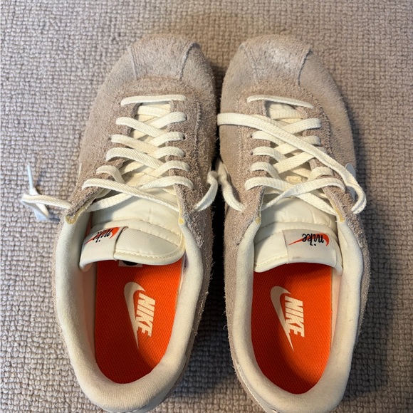 Nike Suede Gray and White Cortez Sneakers (Size 10) - Picture 8 of 10